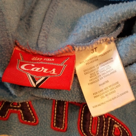 Disney Blue Fleece Hoody, Disney Pixar Cars - Picture 2 of 3